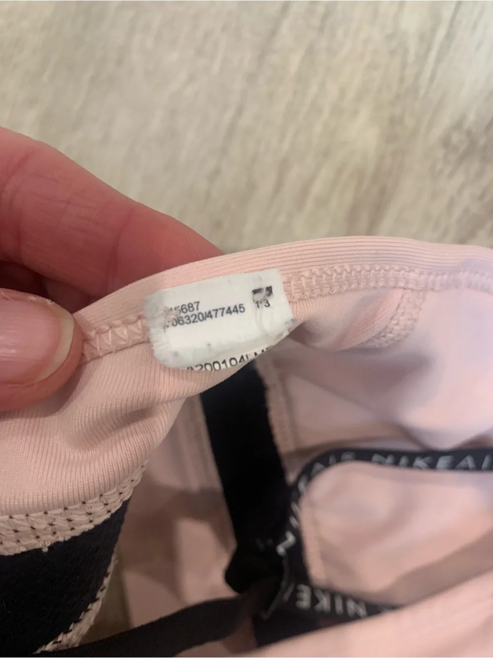 Nike Air Indy Dri-FIT Light Support Sports Bra Pink Black